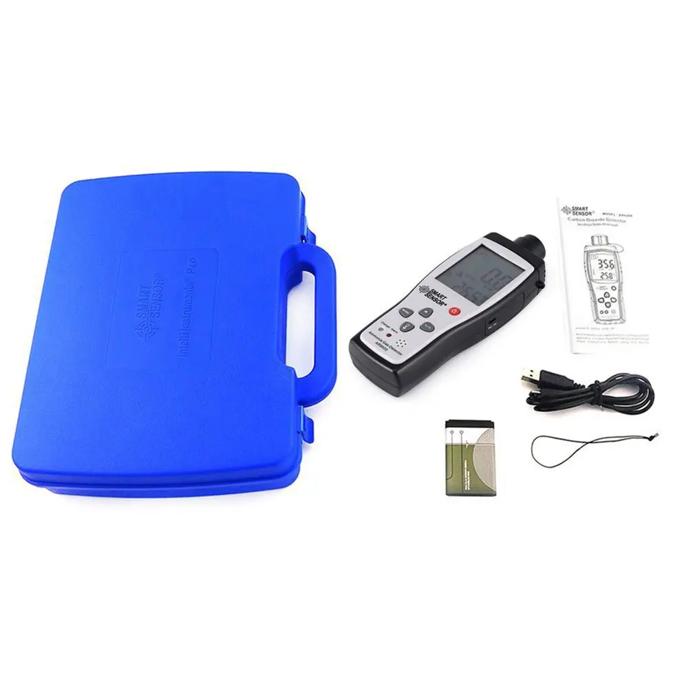 Smart Sensor มือถือก๊าซแอมโมเนีย NH3เครื่องตรวจจับเครื่องตรวจจับ Monitor ช่วง0-100PPM Sound Light Alarm เครื่องวิเคราะห์ก๊าซ AR8500