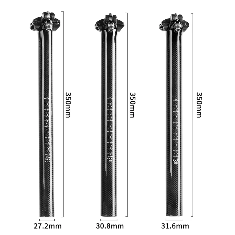 

Велосипедное Сиденье из углеродного волокна 27,2/30,8/31,6 мм-350/400 мм, противоударное велосипедное седло