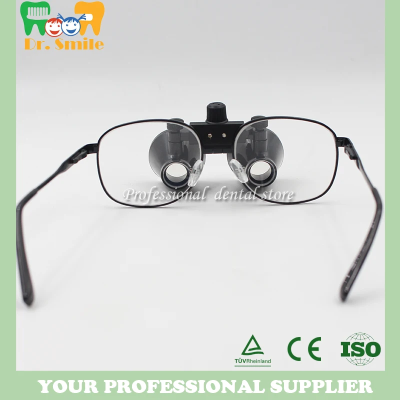 3.5X 360-460mm Working Distance Dental Binocular Magnifier Medical Surgical Loupes Metal Dentist Equipment Without Light