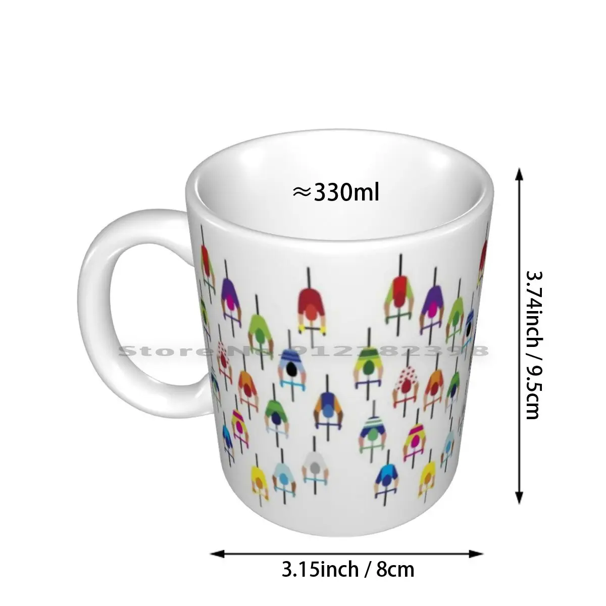 The Peloton – A Large Group Of Cyclists. Ceramic Mugs Coffee Cups Milk Tea Mug Group Of Cyclists Group Of Riders Peloton