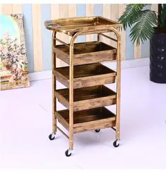 Hairdressing cart hair salon stroller hairdressing tool car beauty cart barber shop stroller hairdressing bar