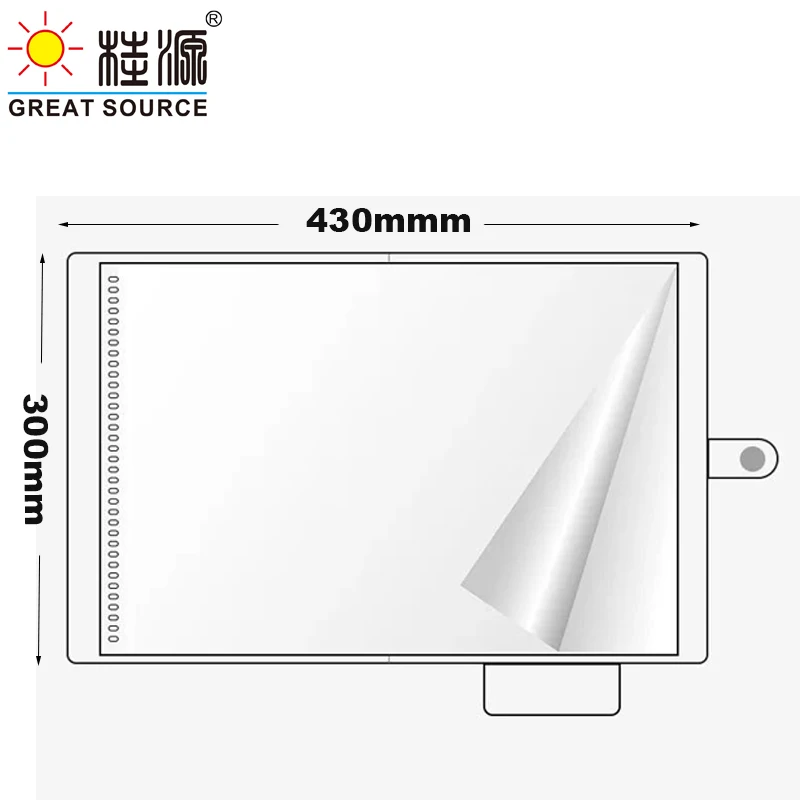 MQQ A3 Display Book Drawing Presentation 8K Test Paper Book 20 Transparent Pockets Fancy Candy Color 1PC