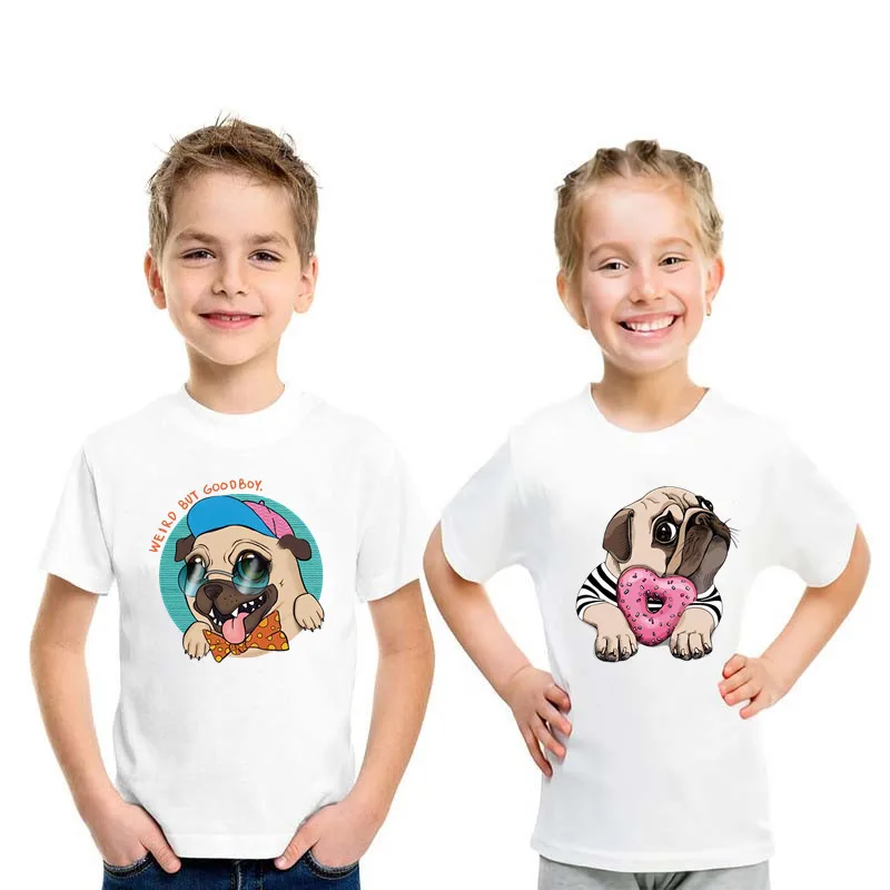 

Children Clothes Boys/Girls T-shirt Pug Life Cartoon Dog Print Kids Funny Tshirt Summer Casual Short Sleeve Baby Tees,HKP5435