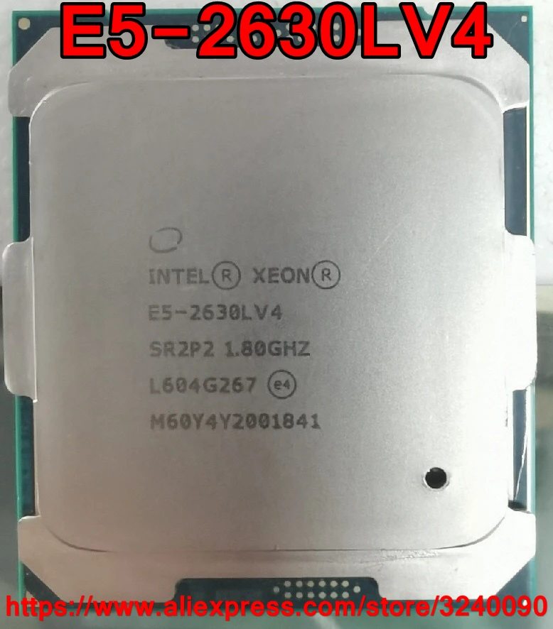 

Intel Xeon CPU E5-2630LV4 SR2P2 1.80GHz 10-Cores 25M LGA2011-3 E5-2630L V4 processor E5 2630LV4 free shipping E5 2630L V4