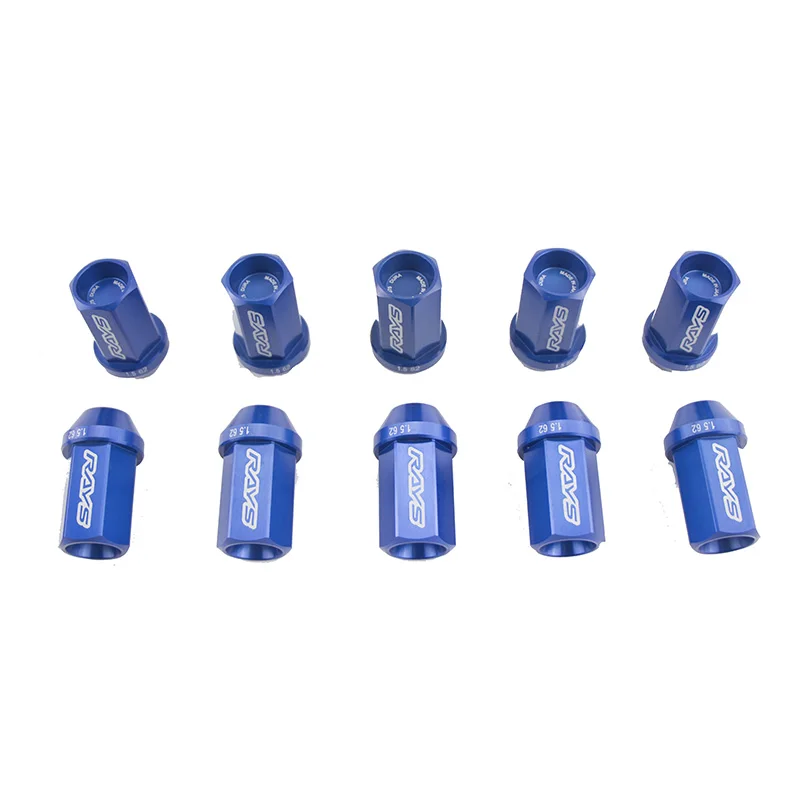 Aluminum car Wheel Lock Nuts Racing Lug Nuts Length 42MM 12x1.5/1.25 for RAYS racing nuts Car Accessories universial New