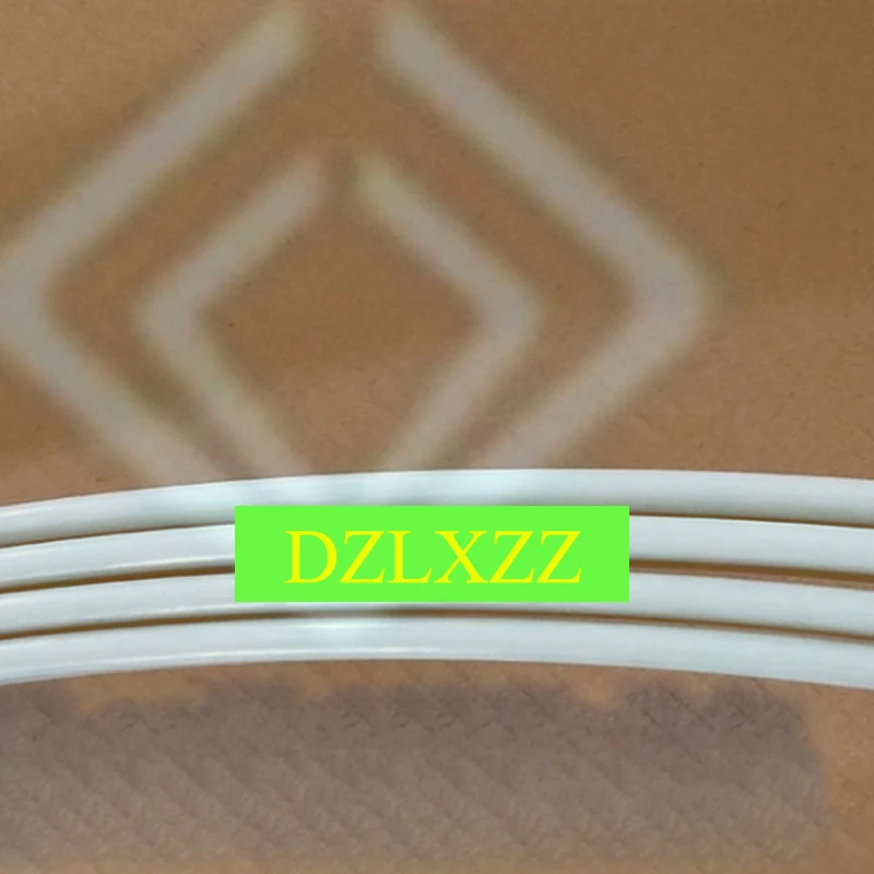 6 pezzi asta in fibra di vetro bianca 7x2.5/7x 4/10x 4/10x 5/15x4mm barra quadrata isolata per fabbricazione di materiali per modelli Multicoptor