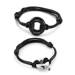 Dropship Custom Cremation Urns Bracelet for Ashes Memorial Bracelets for Ashes Circle of Life Eternity Jewelry