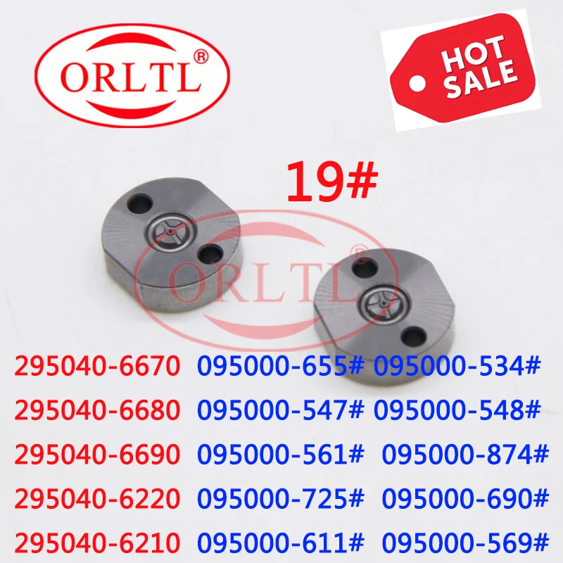 ORLTL Diesel Injector Spare Kit 19# Car Accessories Valve Plate For 095000-5470 5471 5472 5473 5474 5475 5476 0547