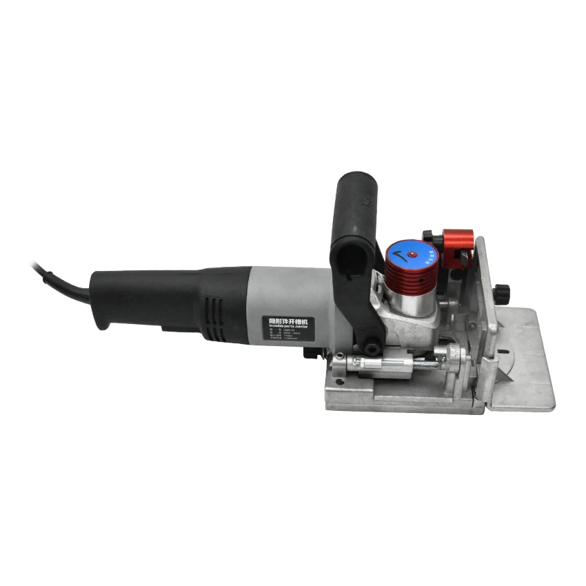 Imagem -06 - Portátil Buraco Oblíquo 3-slot Entalho Máquina de Móveis Conector de Madeira Biscuit Marceneiro Carpintaria Tensionamento Máquina 220v Lmn01