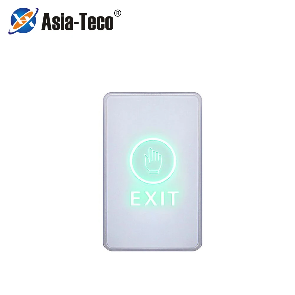 

NC/NO/COM Touch Backlight switch finger Touch release door open button exit switch touch button ，for Access Control System