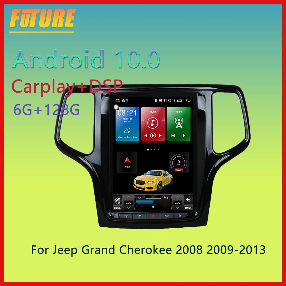 

128G For Jeep Grand Cherokee 2008 2009-2013 Android Car Radio Stereo Multimedia Player GPS Navigation Touch Screen DVD Head Unit