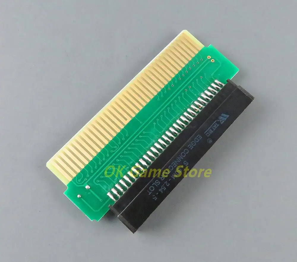 Imagem -06 - Substituição Jogo Cartucho Adaptador para fc 60 Pinos para Nes 72 Pinos Conversor Pcba com Chip Cic Instalado Peças