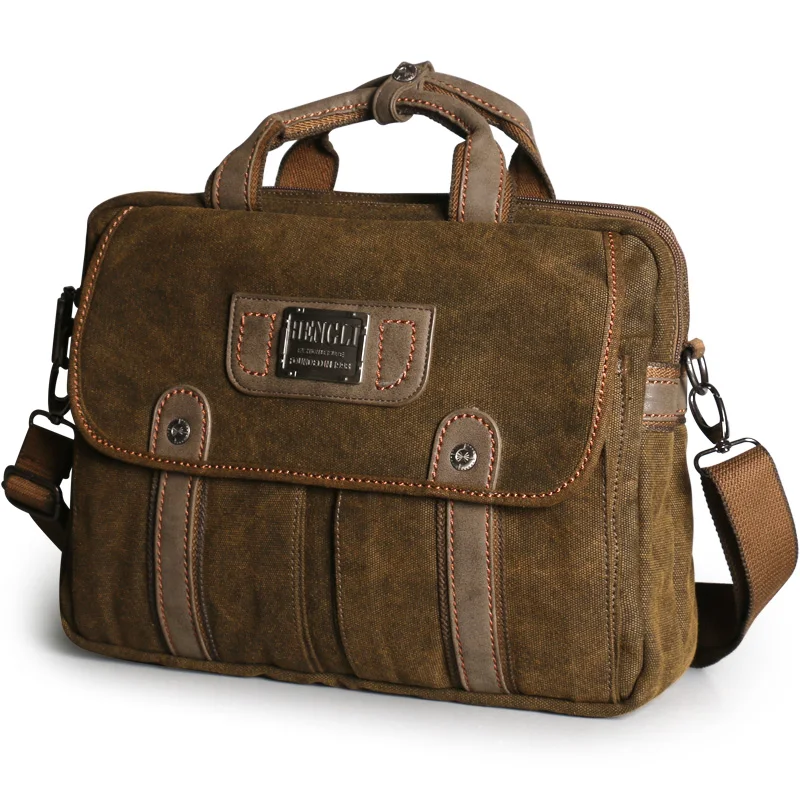 Imagem -03 - Ruil Maleta de Lona do Vintage Multifuncional Homens Mensageiro Bolsas Ombro Grande Lazer Bolsa Viagem Crossbody Bolsa