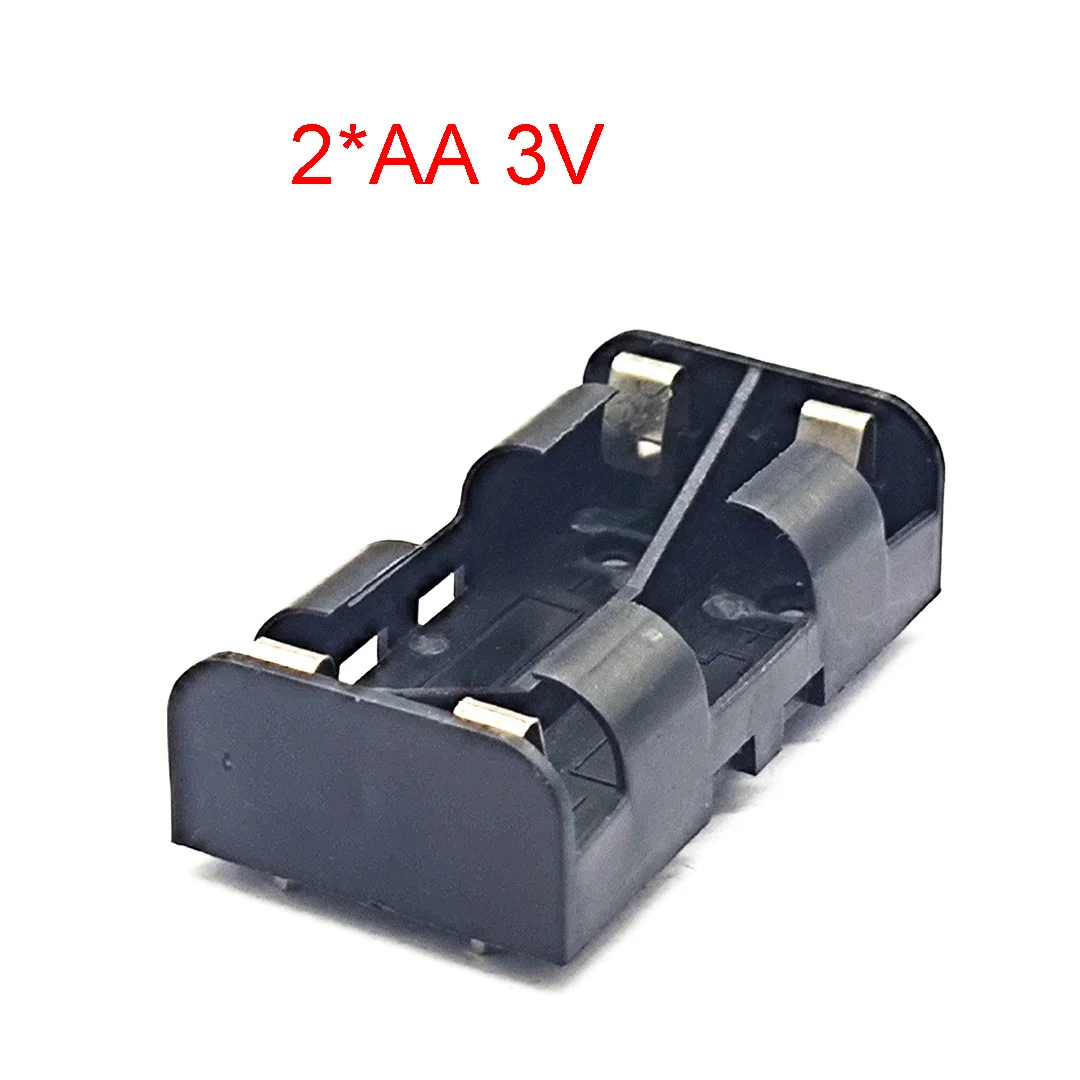 2*AA Battery Holder AA Battery Storage Case AA Box Holder AA DIY With 2 Slots drop shipping