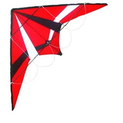 Professional Sport 72 Inches Power Stunt Kite Dual Line Triangle Kite Good Flying Toys With Handle And Line