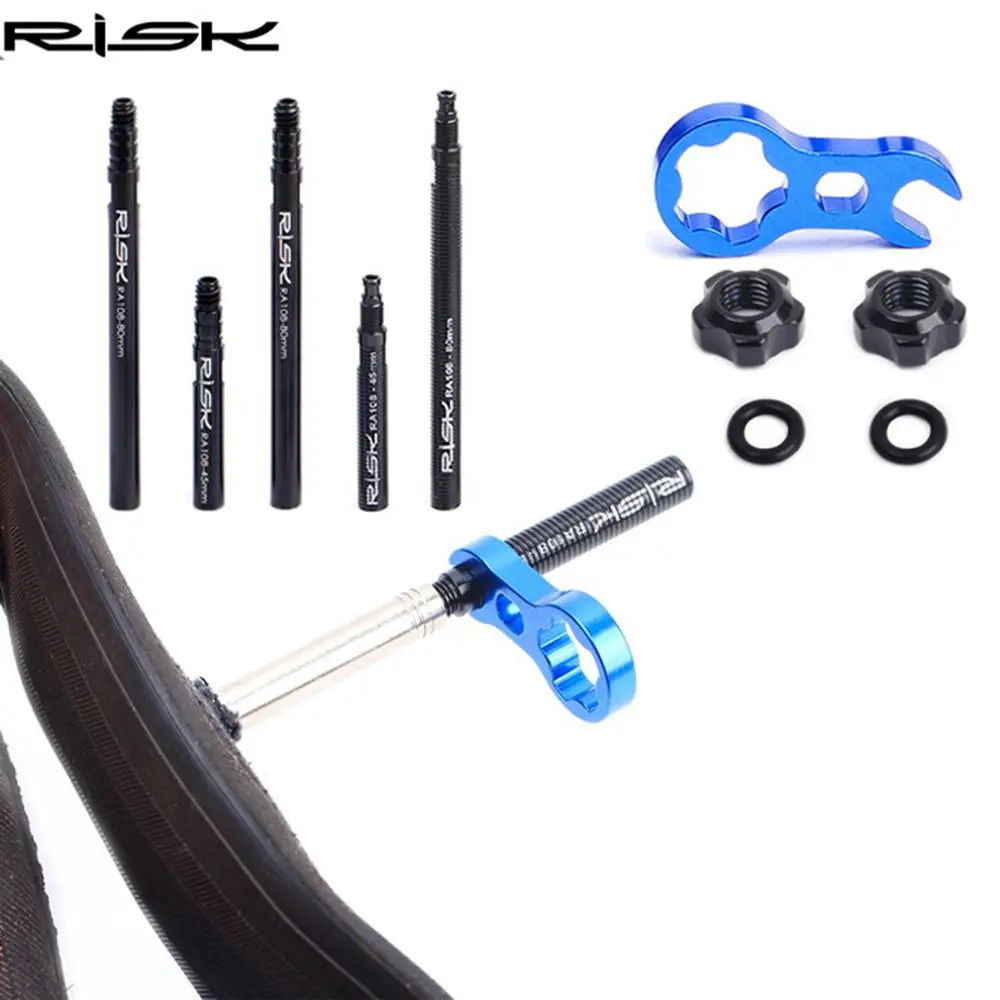 With Core Wrench Cycling Protection Accessories Valve Extender Bicycle Valves Nut Integrated