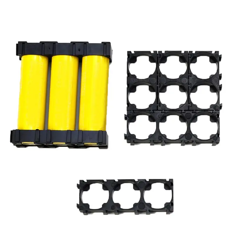 20PCS Safety 1x3 Battery Holder Bracket Anti Vibration Plastic Cell Stand Brackets for 21700 Batteries Pack