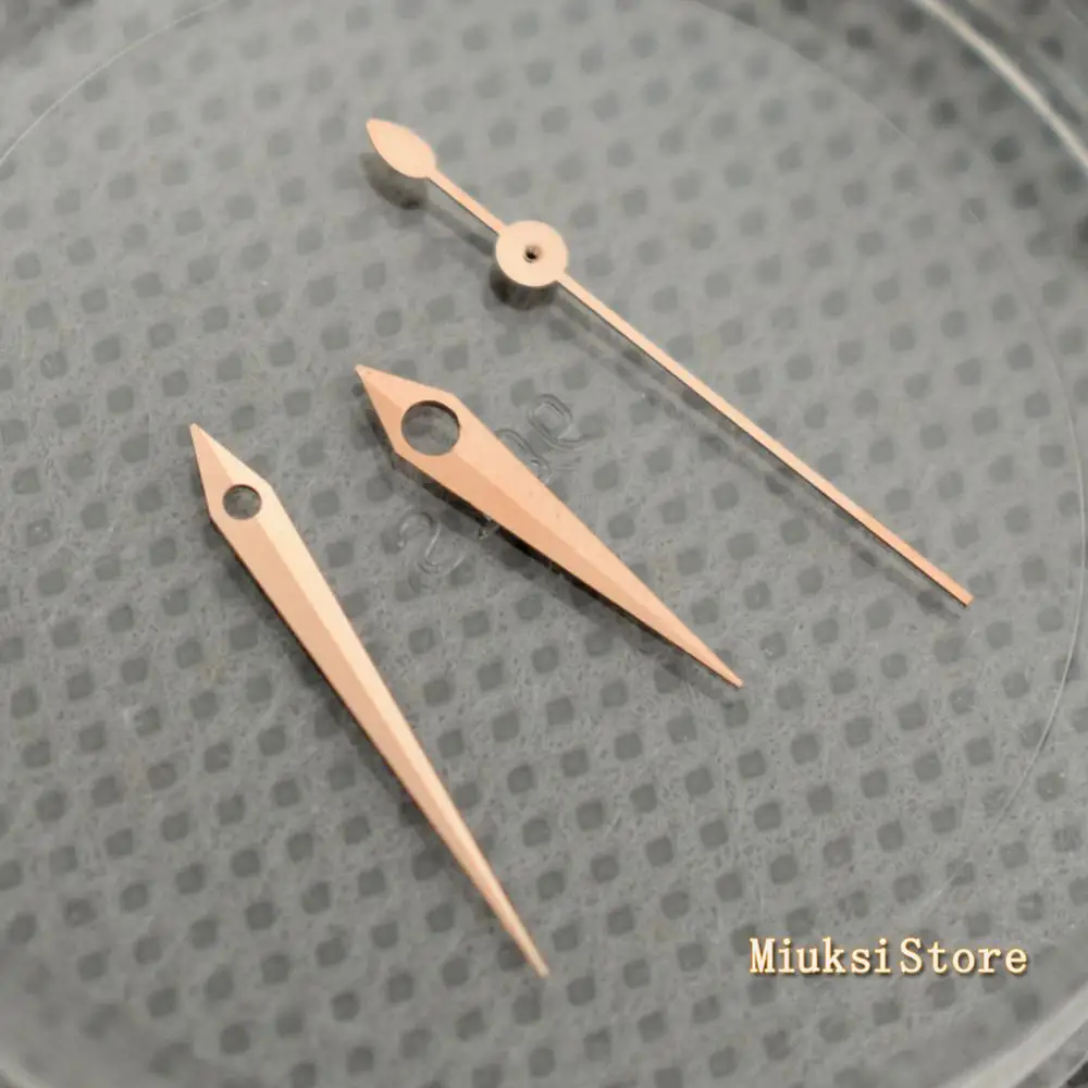 Silver/rose gold watch hands fit Miyota 8205,8215,821A Mingzhu DG2813 3804 Movement image 6