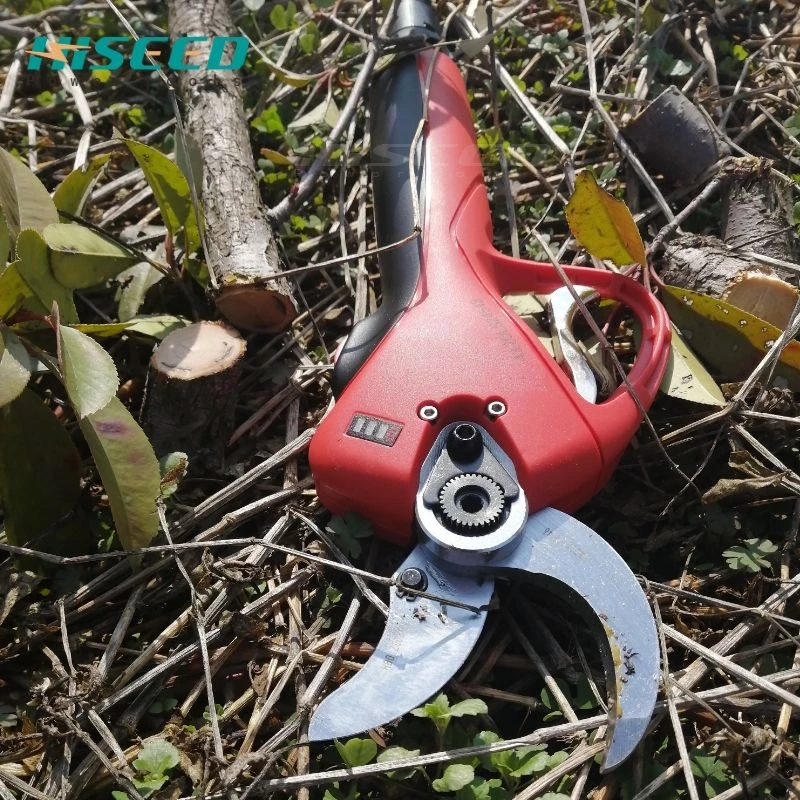 Hiseed orchard vineyard pruner 40MM new function progressive anti-cutting hand garden electric pruning shears secateurs