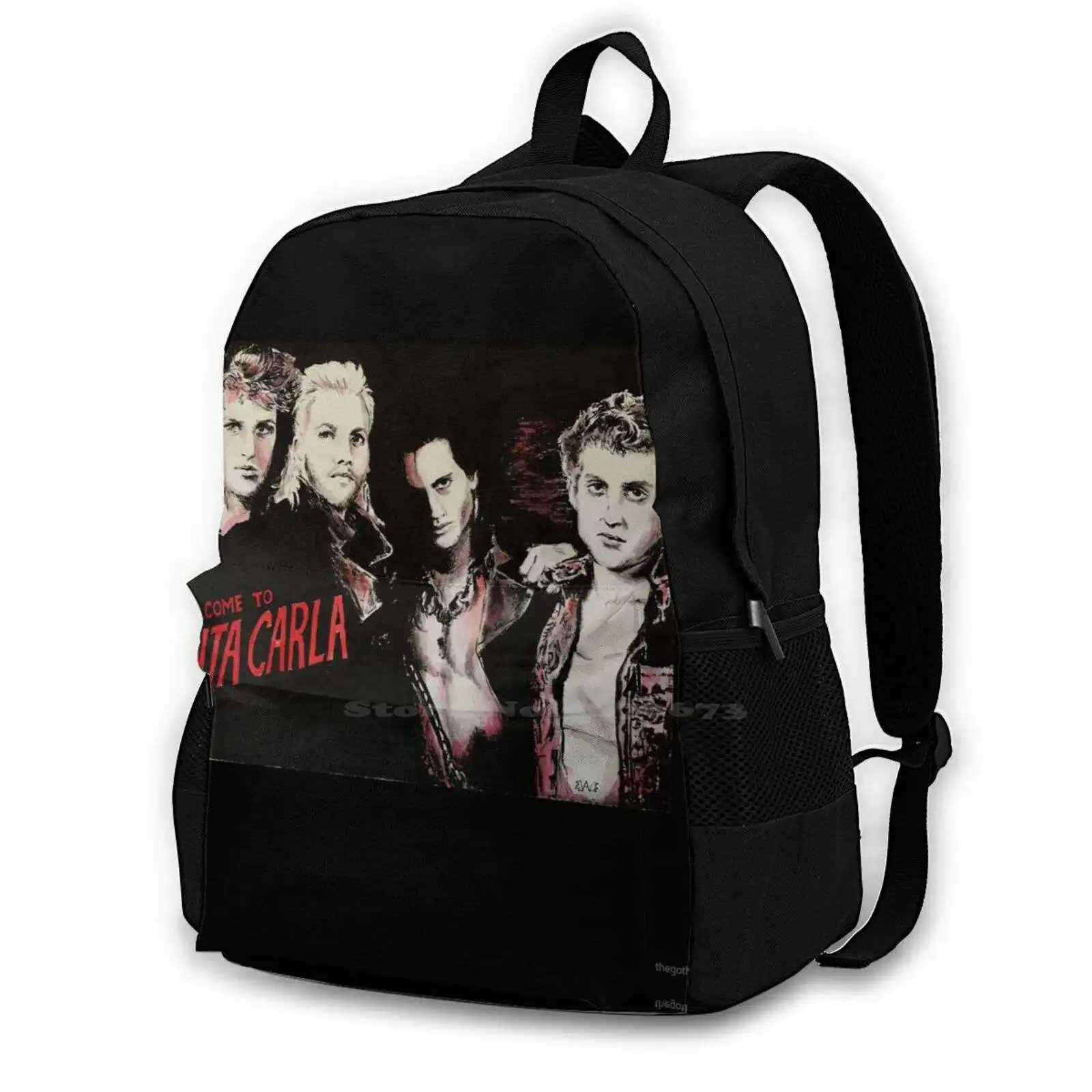 The School Bags Travel Laptop Backpack The 80s Vampires Horror Horror