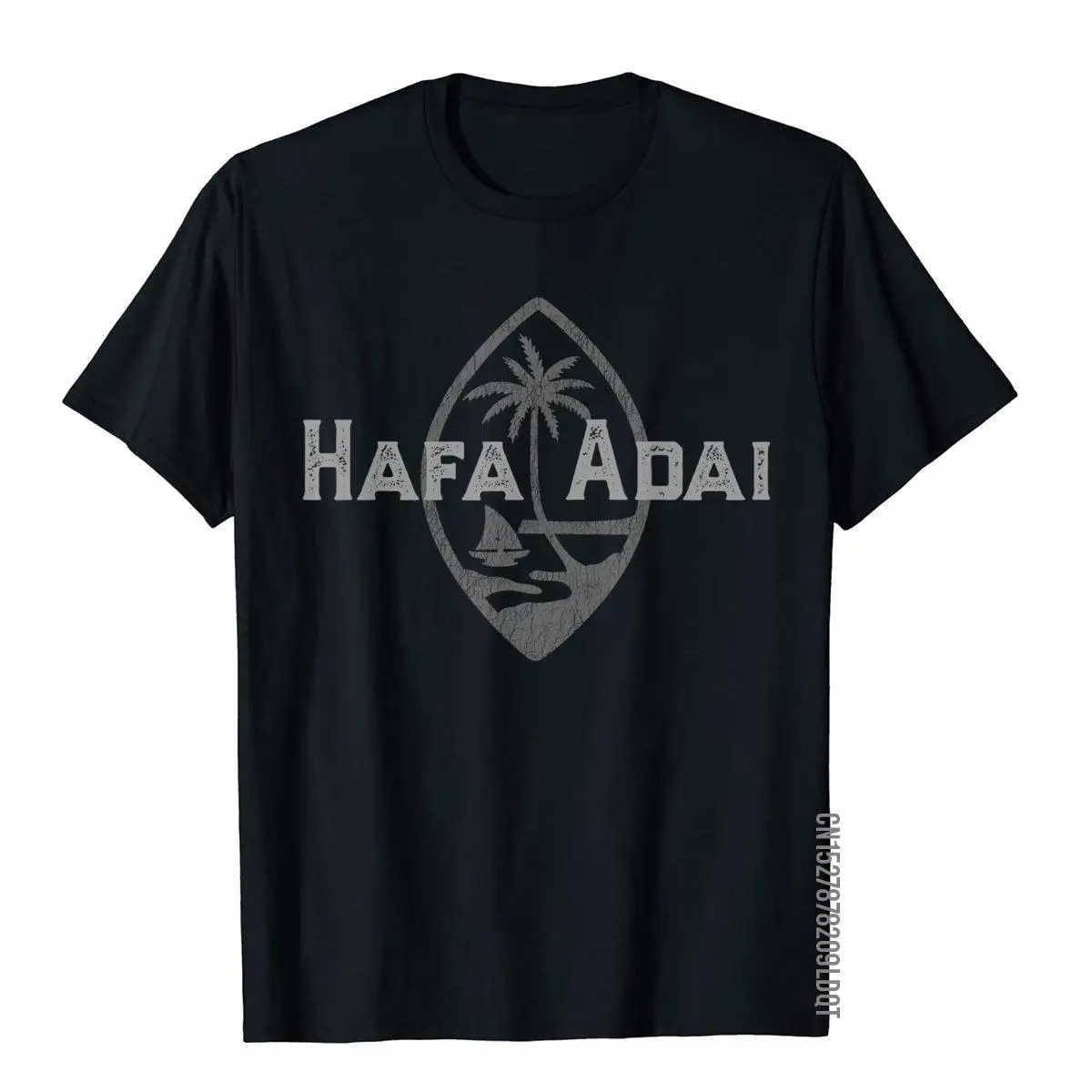 Hafa Adai - Hello From Guam Vintage Design T-Shirt Cotton T Shirts For Men Tight Tops Shirt New Coming Customized