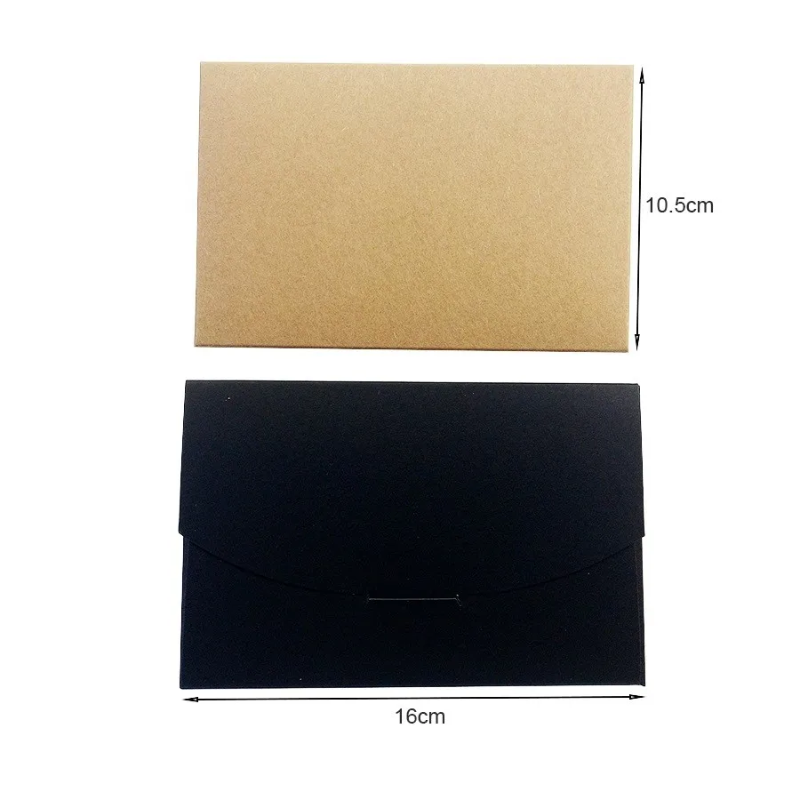 10PCS/lot Postcard box Photo packing box Greeting card invitation box diy card Stationery giftchrismas