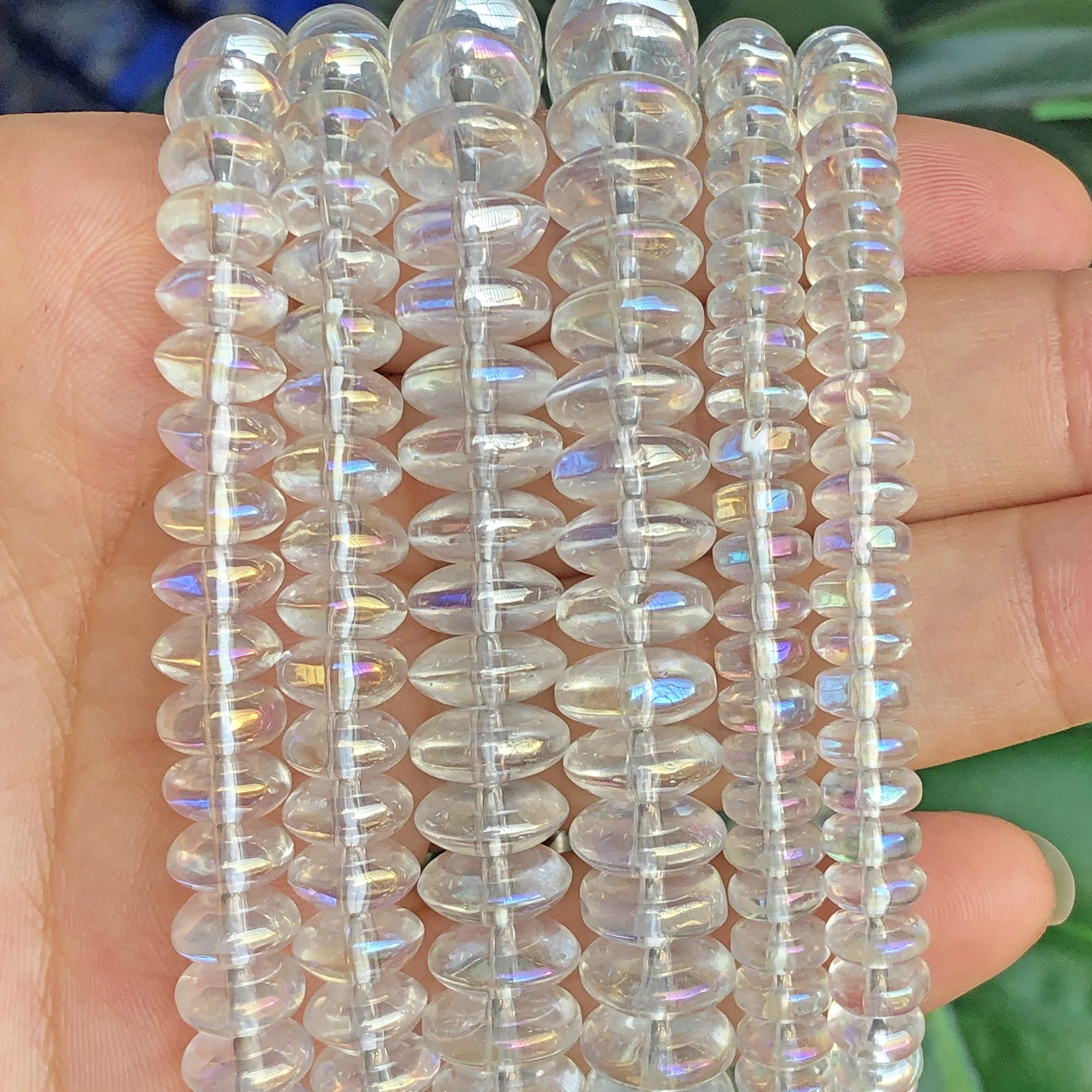 

Круглые прозрачные кварцевые бусины с отверстием, круглые бусины с отверстием насыпью для ювелирных изделий, браслетов «сделай сам», 15 дюймов, 6, 8, 10 мм