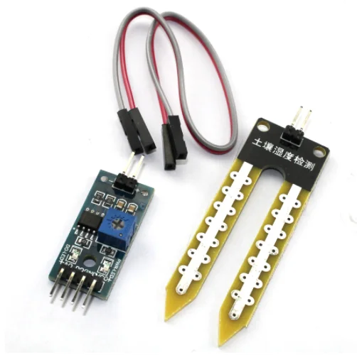 50pcs LM393  soil the hygrometer detection module soil moisture sensor Robot smart car