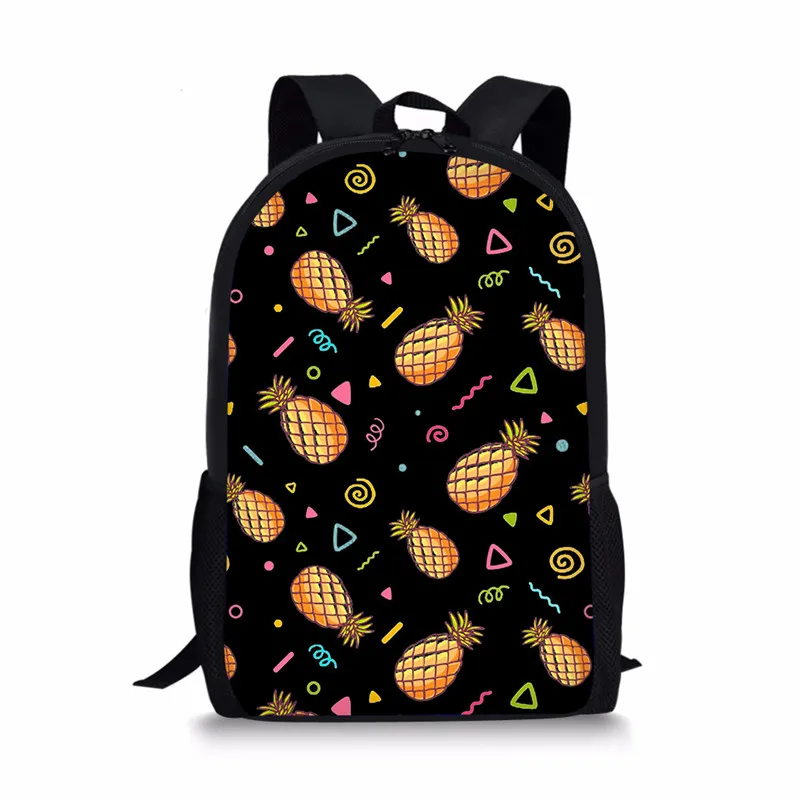 

Backpack For Teens Boys Girls Cute Pineapple Print Kids Book Bag Children School Bags Women Backpacks Chidlren Bag Custom Bag