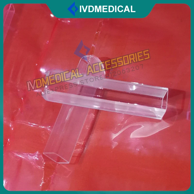 Original Mindray BS400 BS420 BS480 BS490 BS600 BS800 BS820 BS800M Biochemical Analyzer Quartz Cuvette Reaction Cuvette 10pcs