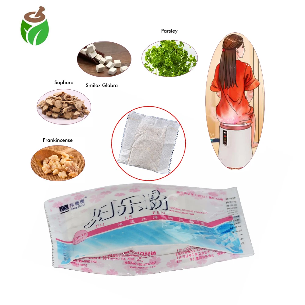 60pcs=5 Packs Medicinal Decoction For Douching Vaginal  Care Douche Tea Wash Vagina Yeast Infection Vaginal Itching Dryness