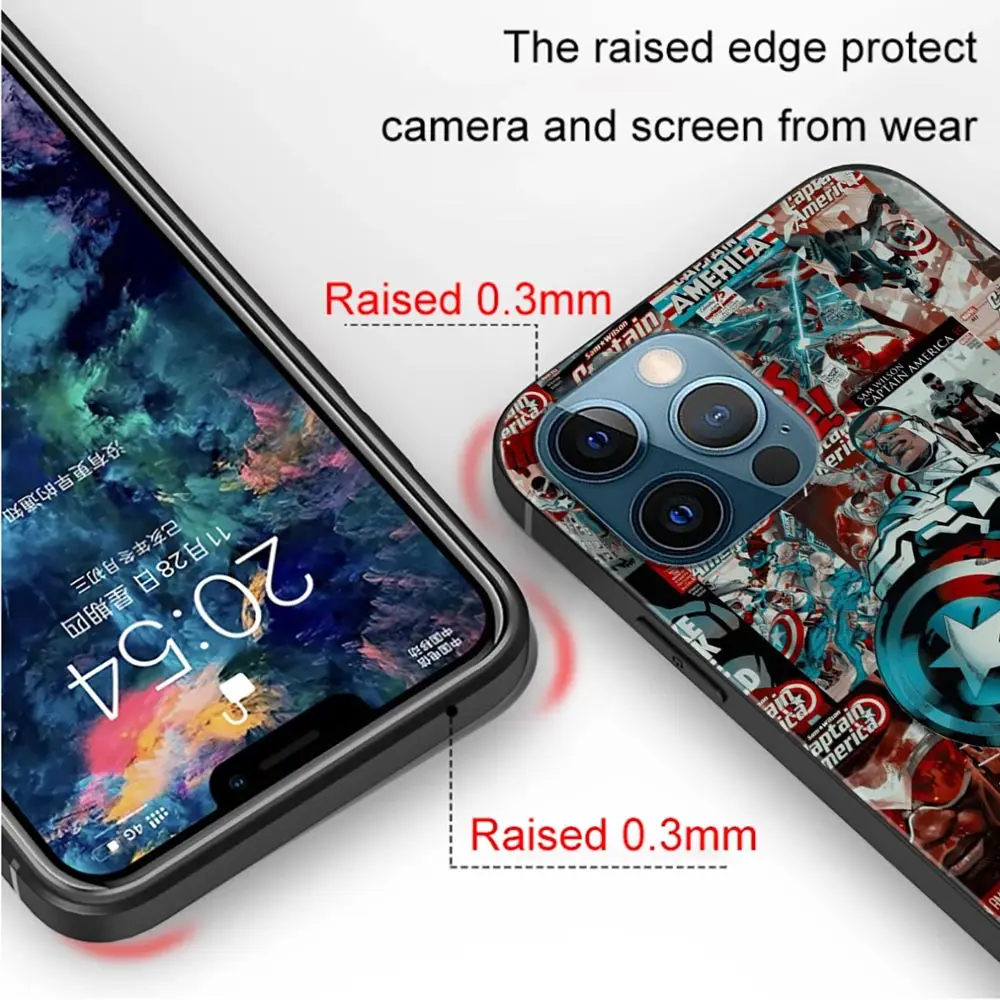 Phone Case For Apple iPhone 14 11 13 12 Pro Max 13 12 Mini XS max XR X 8 7 6s 6 Plus 7 8 6S 6 Fundas Falcon Marvel Comics