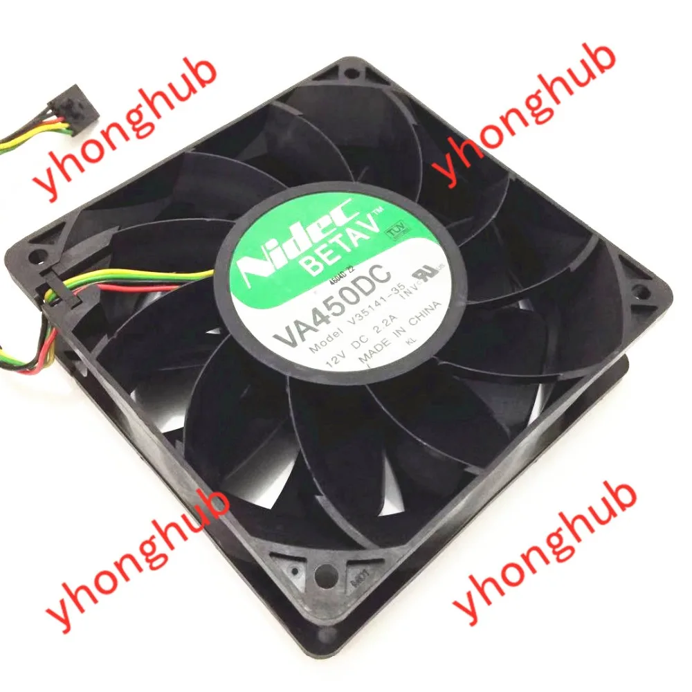 

Nidec V35141-35 INV2 DC 12V 2.2A 5-Wire 5-pin 120x120x38mm Server Cooling Fan