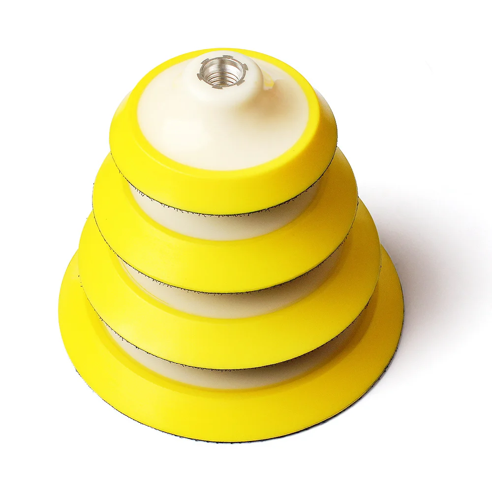 1/2/3/4/5/6/7" Plastic Backing Pad Car Wax Sanding Pad Hook Loop Sander Backer Plate For Angle Grinder Dual Action Car Polishing