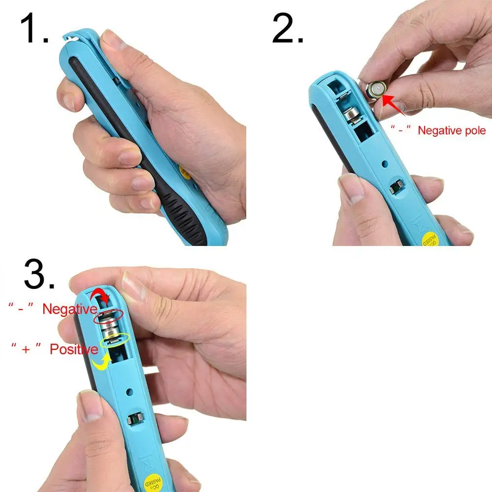 allsun Christmas Light Tester Non Contact Voltage Tester Light Bulb&Fuse Detector 12-600 V AC Voltage Detector