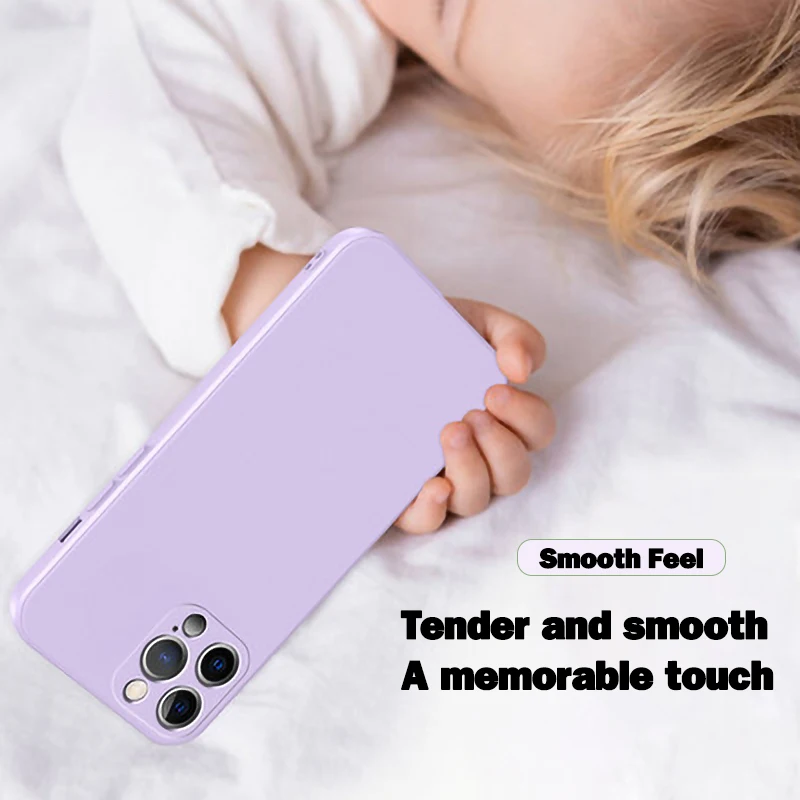 IK07 Flüssigkeit Silikon Einfarbig Anti-drop Schutzhülle Für iPhone 11 Pro MAX 12 12 Pro MAX SE 2020 für iPhone X Max XS XR