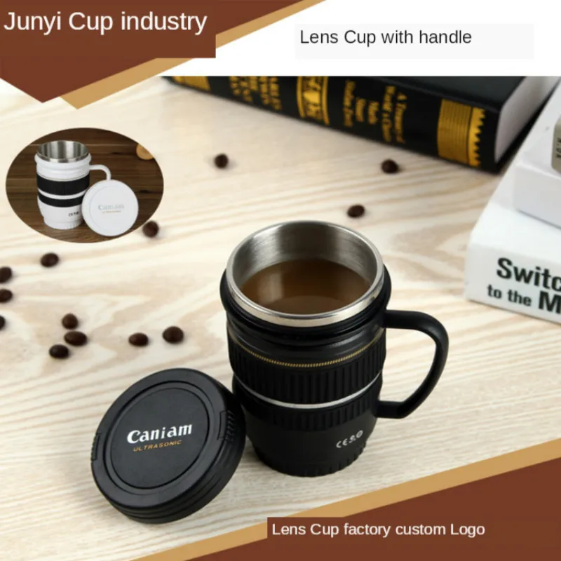 

New Stainless Steel Vacuum Flask Portable Office Drop-proof Coffee Mug with Lid Outdoor Travel Sports Fashion Water Cup