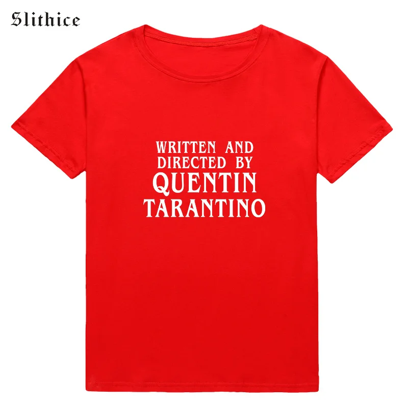 Slithice Fashion Quentin Tarantino Sexy T-shirts Tops Women short sleeve Cotton Hipster Tumblr Summer Women T-shirt shirts