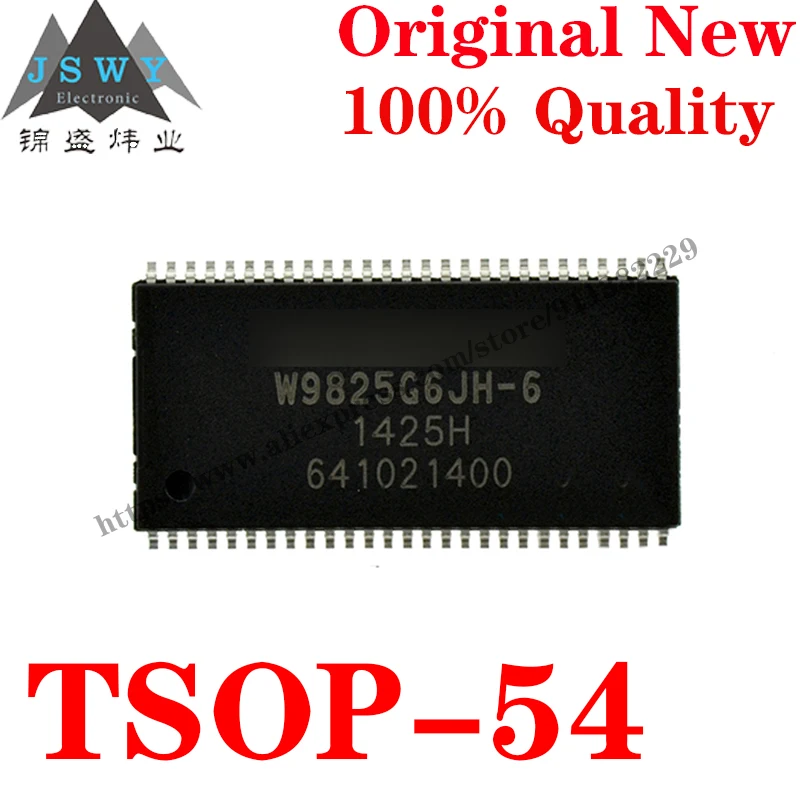 

10~100 PCS W9825G6JH-6 TSOP-54 Semiconductor memory IC RAM memory IC Chip with for module arduino Free Shipping W9825G6JH