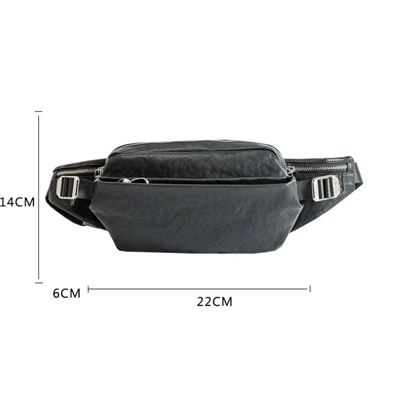 Imagem -06 - Aetoo Bolsa de Peito de Couro Macio Bolsa de Cabeça de Tendência Masculina Bolsa Multifuncional Bolsa de Sling