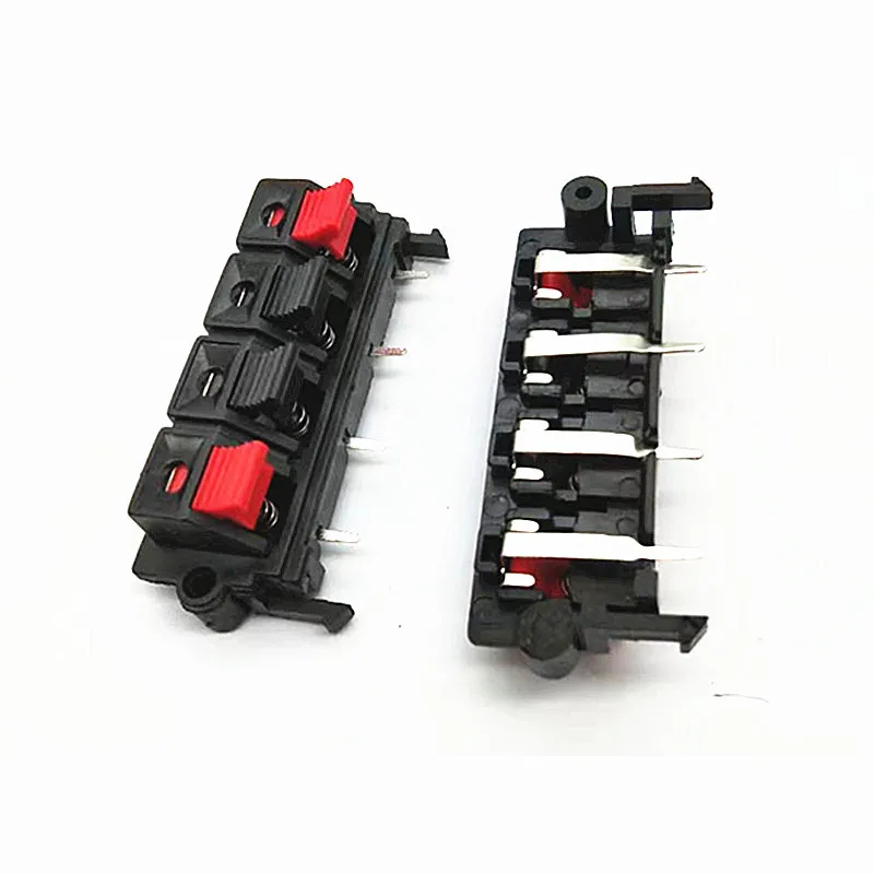 2 قطعة/الوحدة WP WP4-19 مكبر للصوت سلك كليب الصوت سلك كليب جاك المقبس 4 بت الربيع محطة التبديل الشيخوخة اختبار كليب