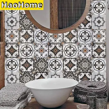 Casca floral e vara papel de parede shiplap aquarela bohemia auto adesivo removível papel de parede à prova dwaterproof água cobrindo