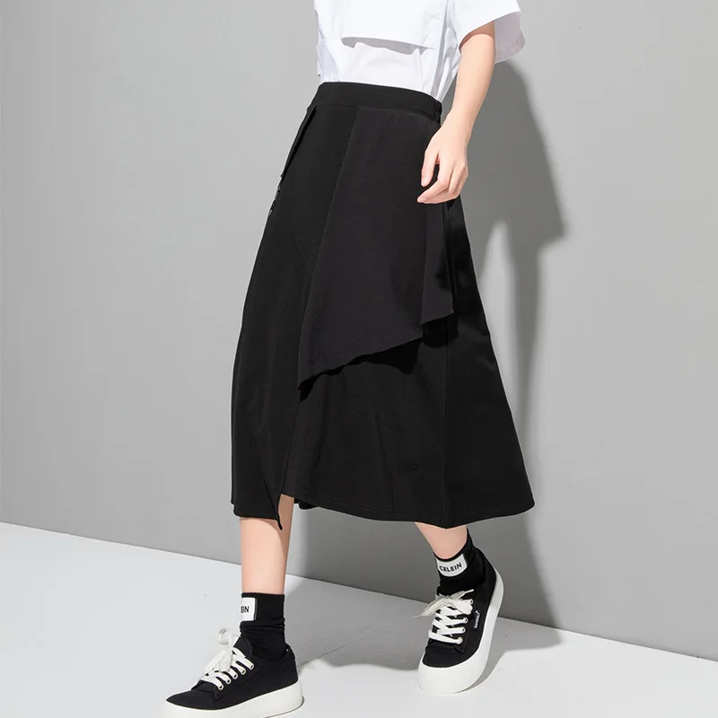 

Women's Half-Skirt Summer New Classic Dark Hip-Hop Street Personality Fashion Trend Casual Loose Large Size Skirt