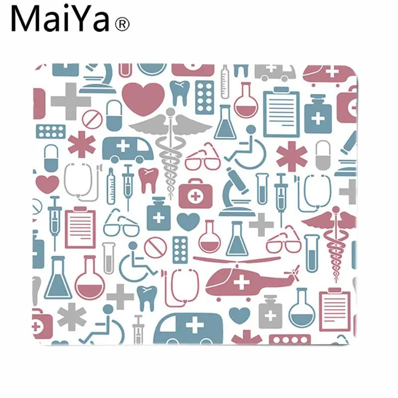 Maiya Top Quality Doctor Nurse Medical Medicine Rubber Mouse Durable Desktop Mousepad  Top Selling Wholesale Gaming Pad mouse