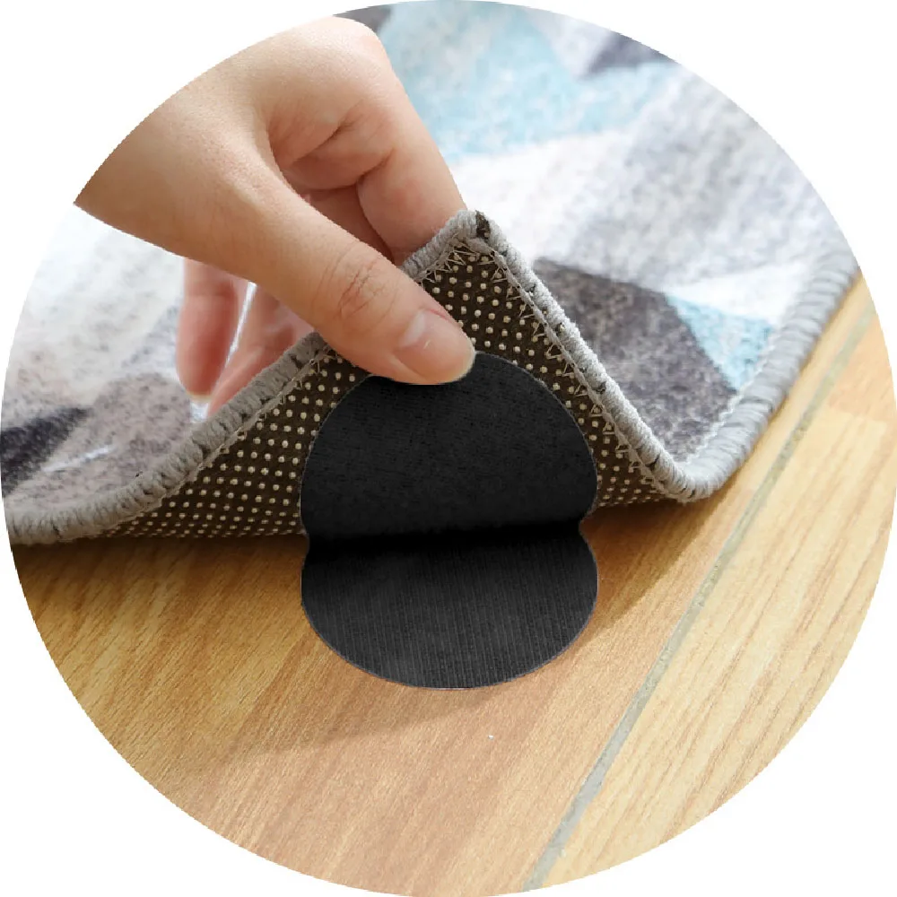 4x/8x Rug Grippers Anti Slip Carpet Mat Grip Self Adhesive Sticker Tape