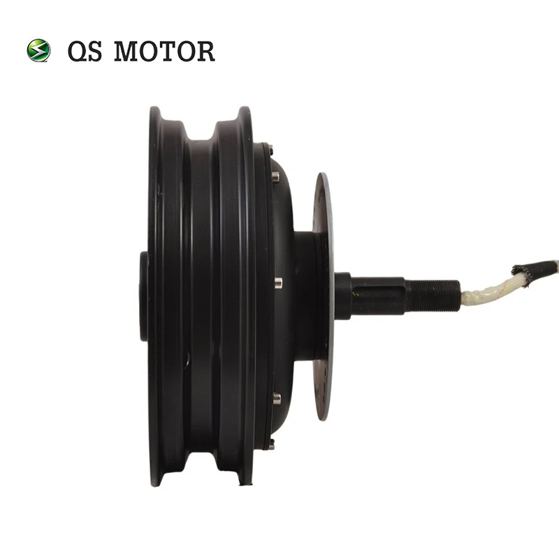 QS Motor 10*2.15inch 4000W 205 55H V3 single shaft  BLDC hub motor for Light Electric Tricycle