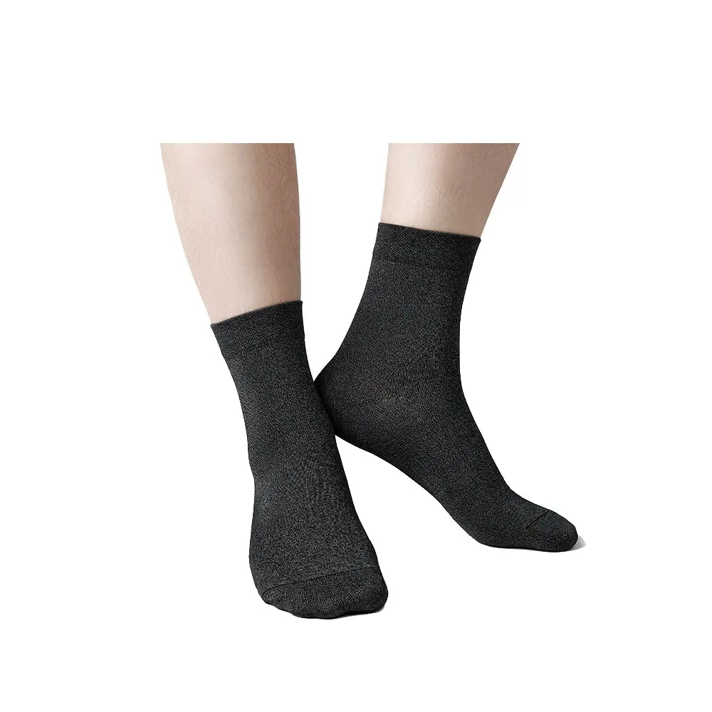 Health Protection RF Shielded Silver Fiber Conductive Socks Blocking Radio Frequency EMF Anti Electromagnetic Radiation