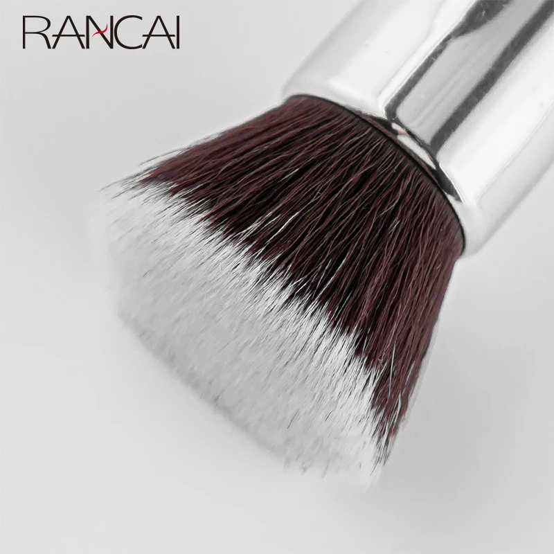 RANCAI Makeup Brush Flat Top Kabuki Foundation Brush  for Liquid Cream and Powder Contour Buffing Blending Concealer  Face Brush