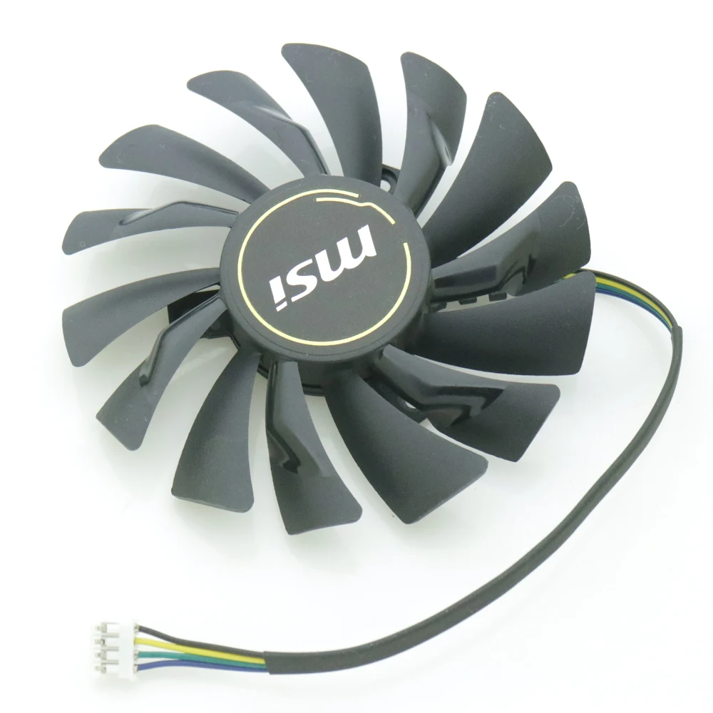 Refroidisseur de carte graphique 12V 0,40 a 4 broches pour MSI GTX1060 GTX1070 AERO ITX, ventilateur de refroidissement
