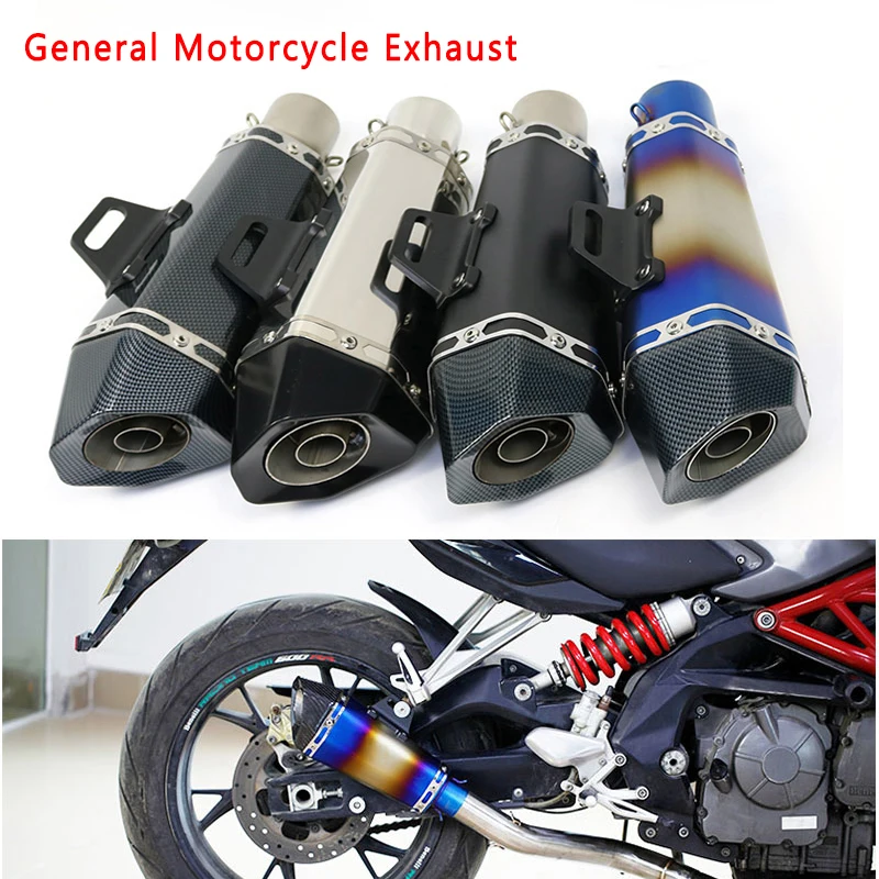 Universal Motorcycle Exhaust Pipe Muffler Db Killer Sport For Gsr 600 Z1000 Forza 350 Yoshimura Nmax 125 Benelli Trk 502 Refit